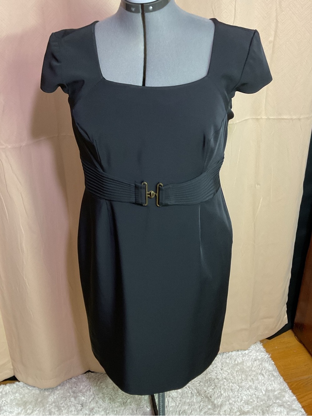 Arthur’s S Levine For Tahari Black Sheath Dress